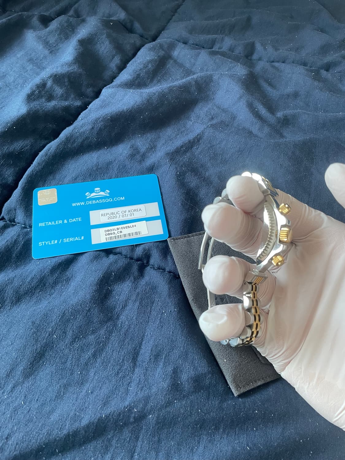 드바스크 콤비 메탈 팔찌 상품이미지4