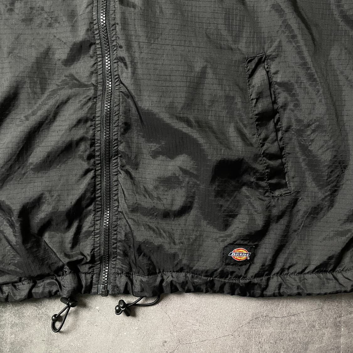 DICKIES 디키즈 블랙 플란넬 후드 윈드브레이커 A00794 상품이미지5