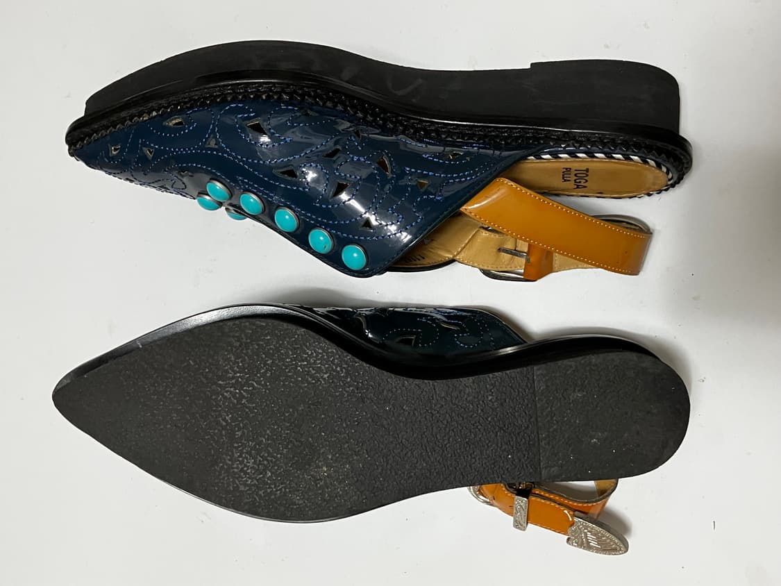 토가 풀라 스터드 슬링백 샌들 상품이미지3