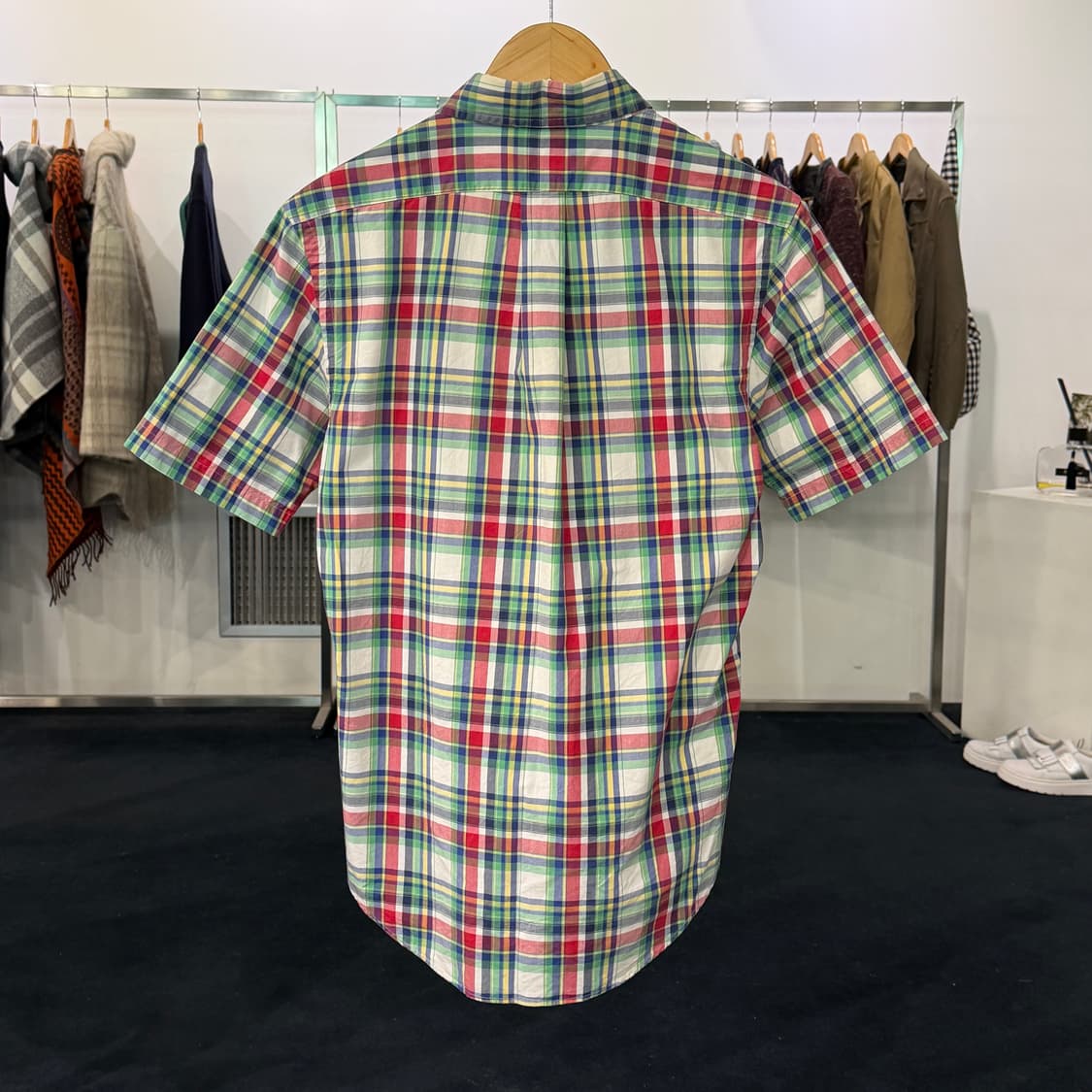 [M] 폴로 랄프로렌 커스컴핏 체크 반팔셔츠 상품이미지2