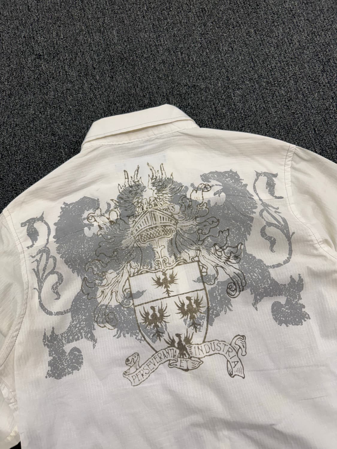 M)Stock homme 빈티지 프린팅 긴팔셔츠 상품이미지6