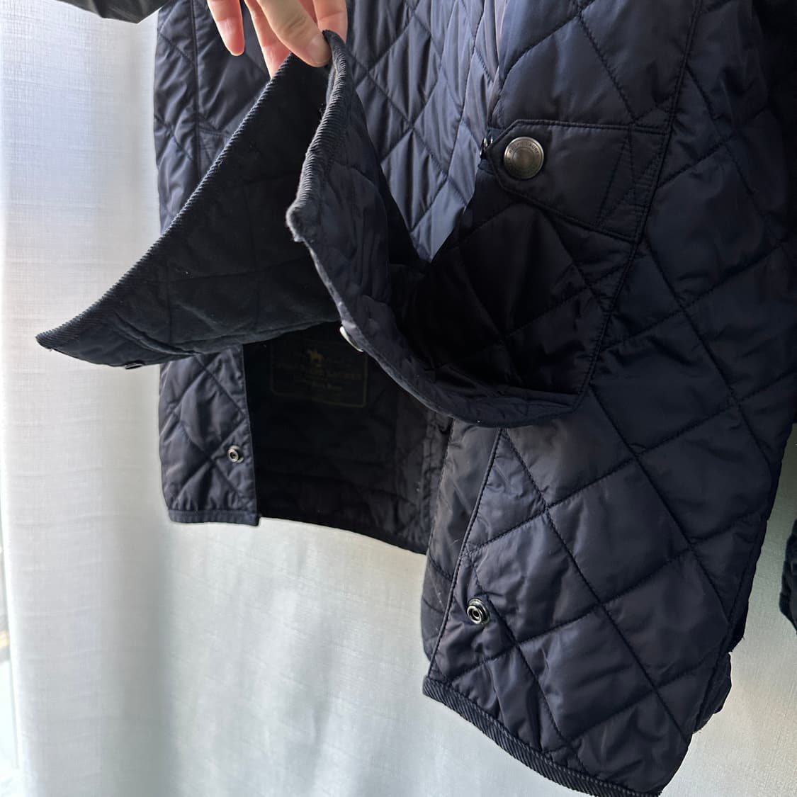 폴로 랄프로렌 캠튼 퀼팅 카코트 자켓 네이비 XL 상품이미지8