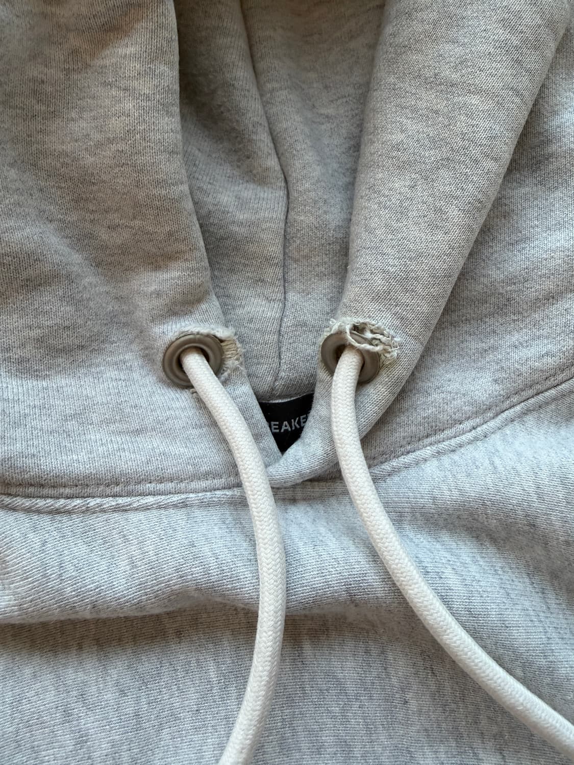 헤리티지플로스 BEAKER 회색 후드티 상품이미지4