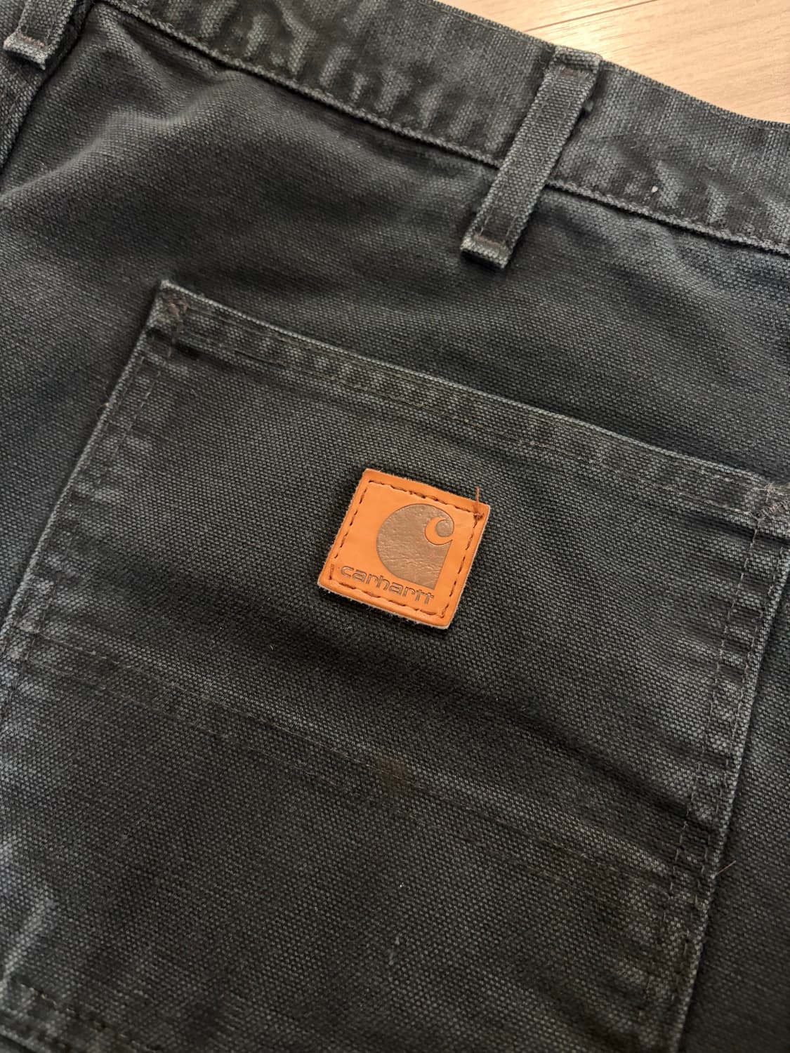 vintage 빈티지 칼하트 싱글니 카펜터 팬츠 블랙 carhartt 상품이미지3