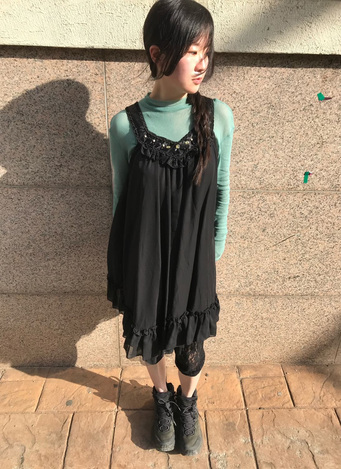 vintage mint mesh top 상품이미지5