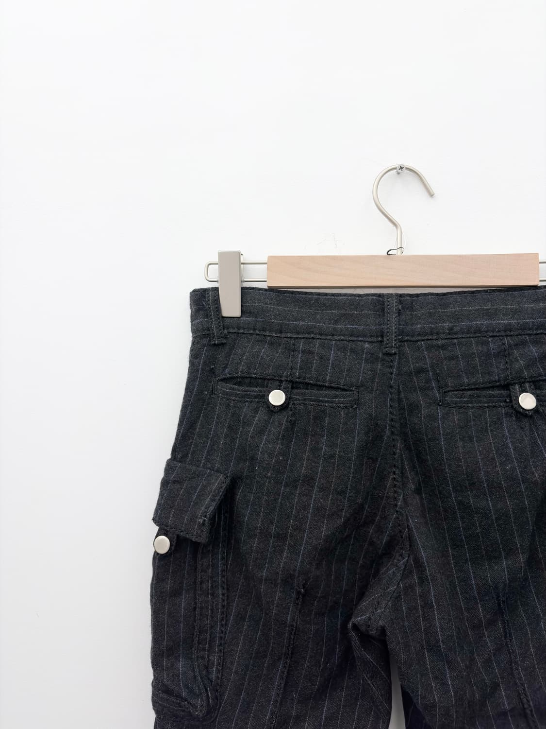 WOOL STRIPE CARGO PANTS 상품이미지7