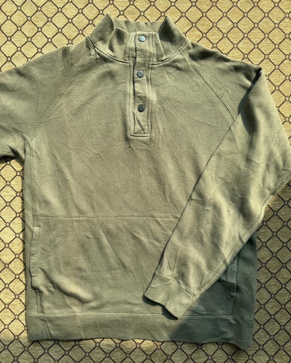 Aigle 브라운 넥 버튼 티셔츠 상품이미지2