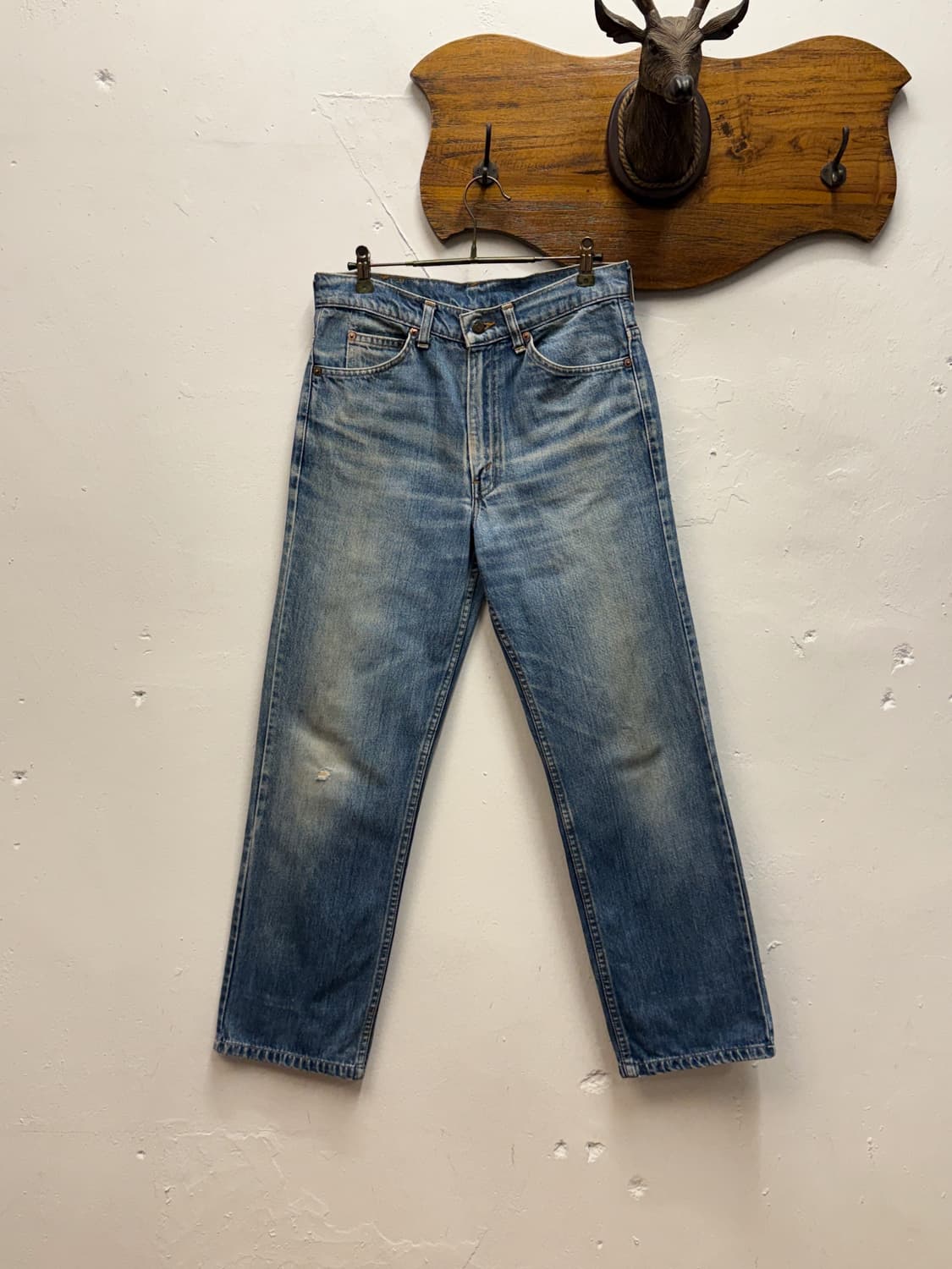 80s Levi's 515 Orange Tab Straight Denim 상품이미지5