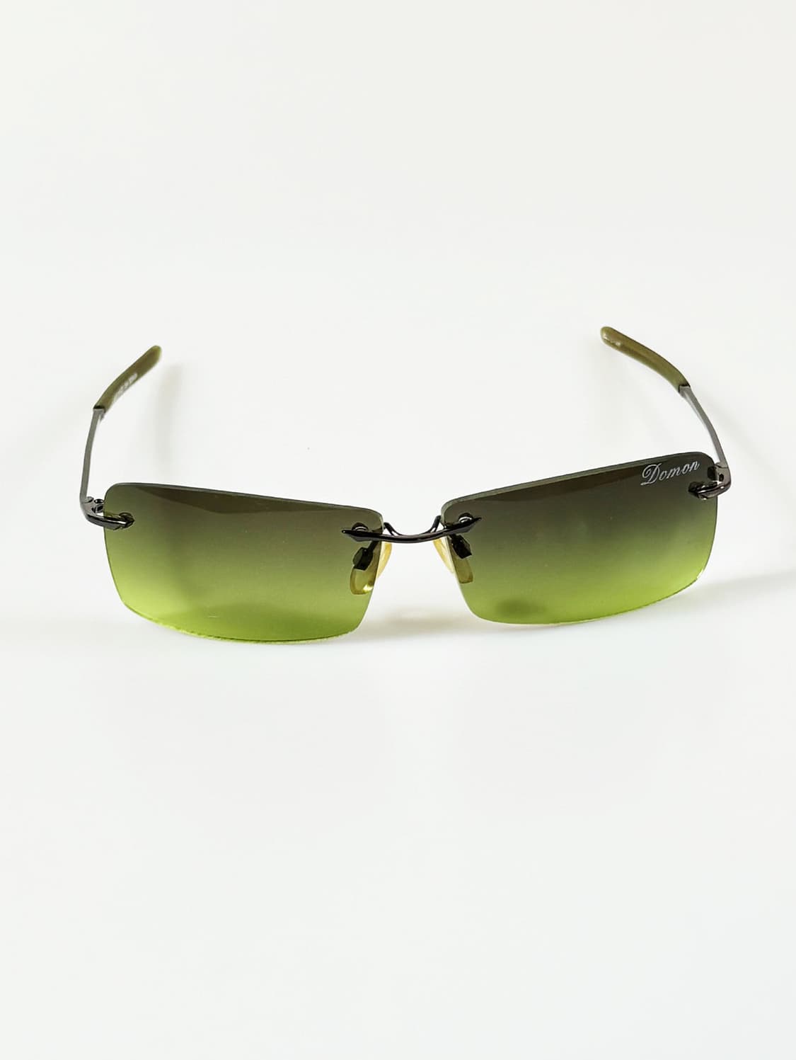 90s DOMON 무테 스퀘어 그라디언트 틴트 빈티지 선글라스 상품이미지1