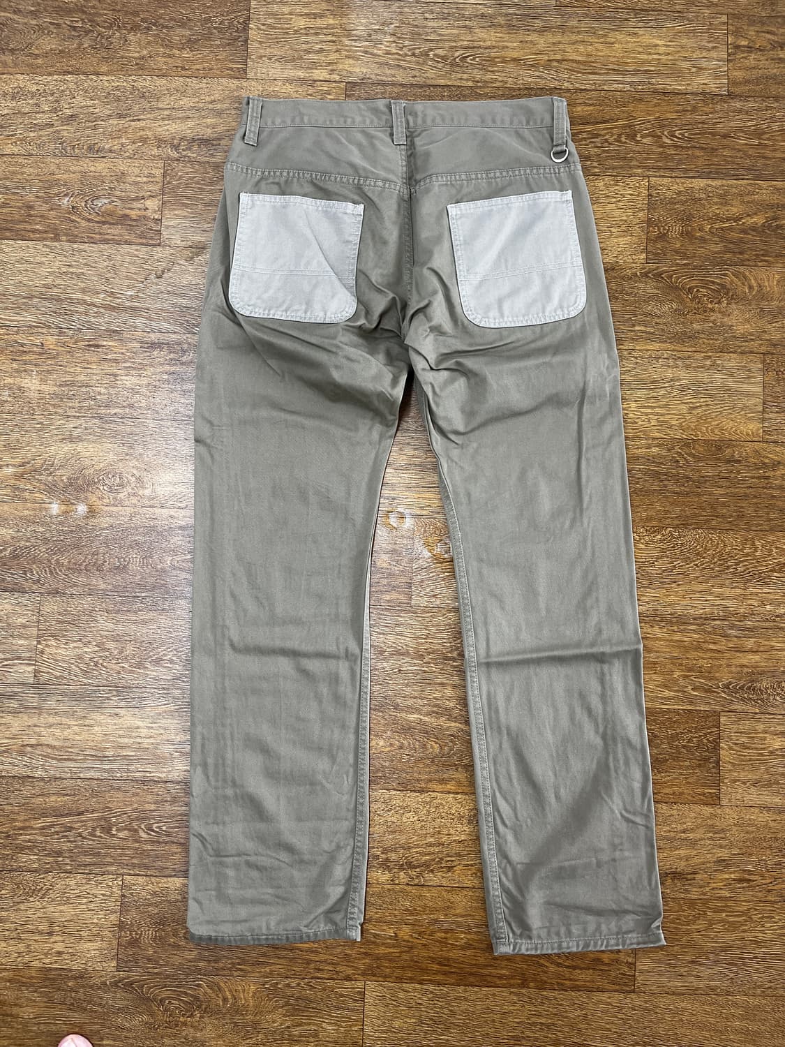 유니폼 익스페리먼트 더블니 코튼 팬츠 / 베이지 - 2 (M) 상품이미지2