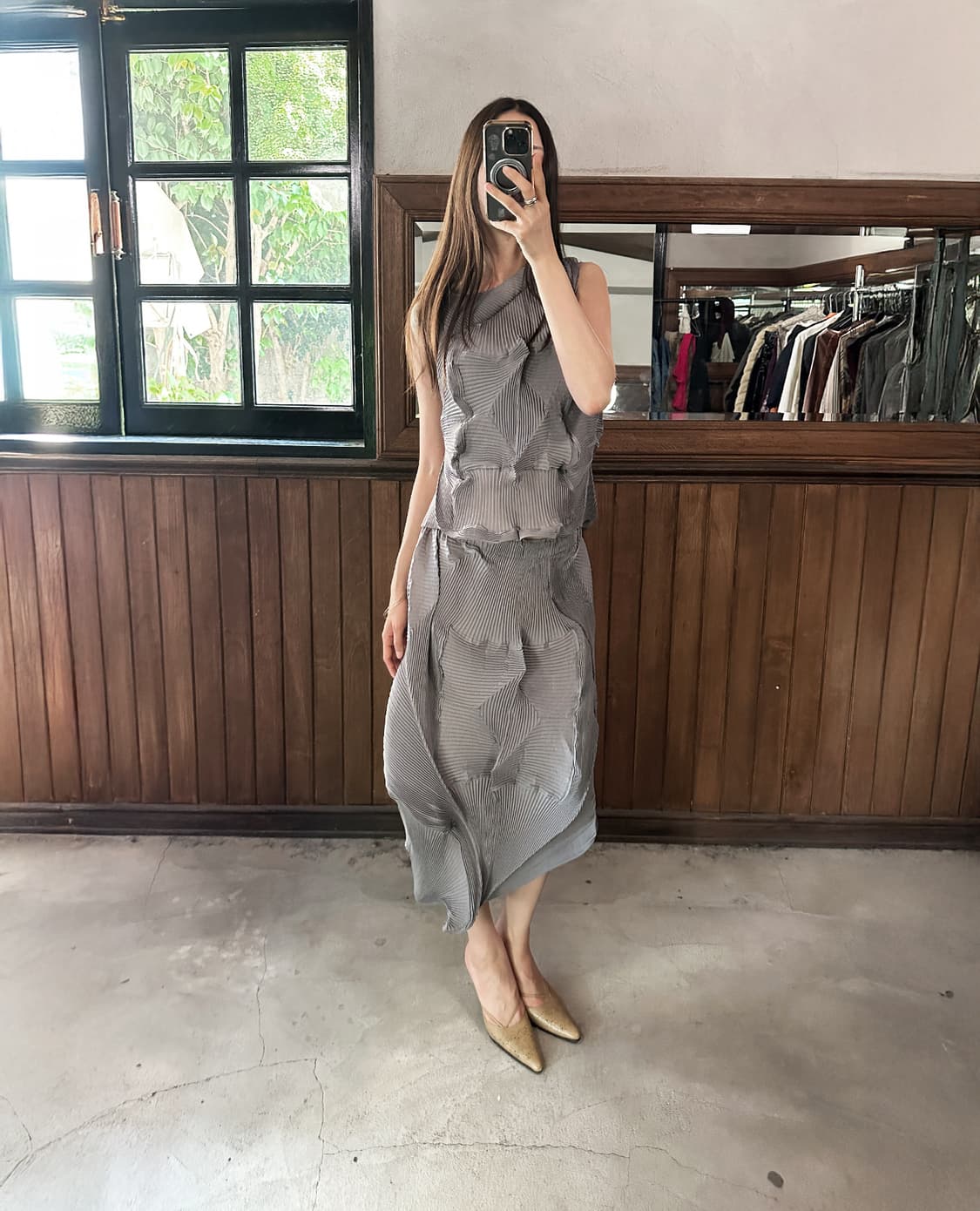 pleats top & skirt set 상품이미지5