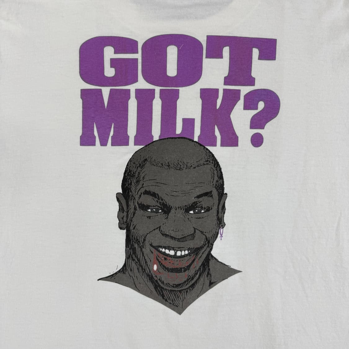 빈티지 90s Tyson Got Milk 타이슨 갓밀크 패러디 티셔츠 상품이미지6