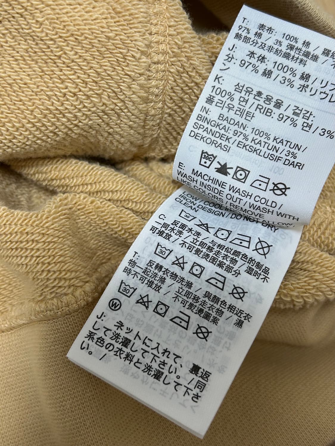 나이키 NSW 에어 프렌치 테리 오렌지 후드티 상품이미지8
