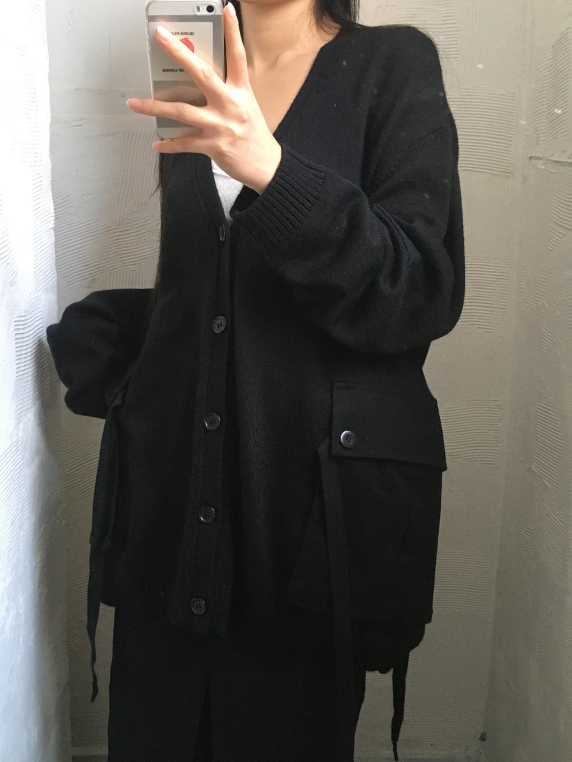 UNDERCOVER 언더커버 오버사이즈 울 니트 가디건 상품이미지1