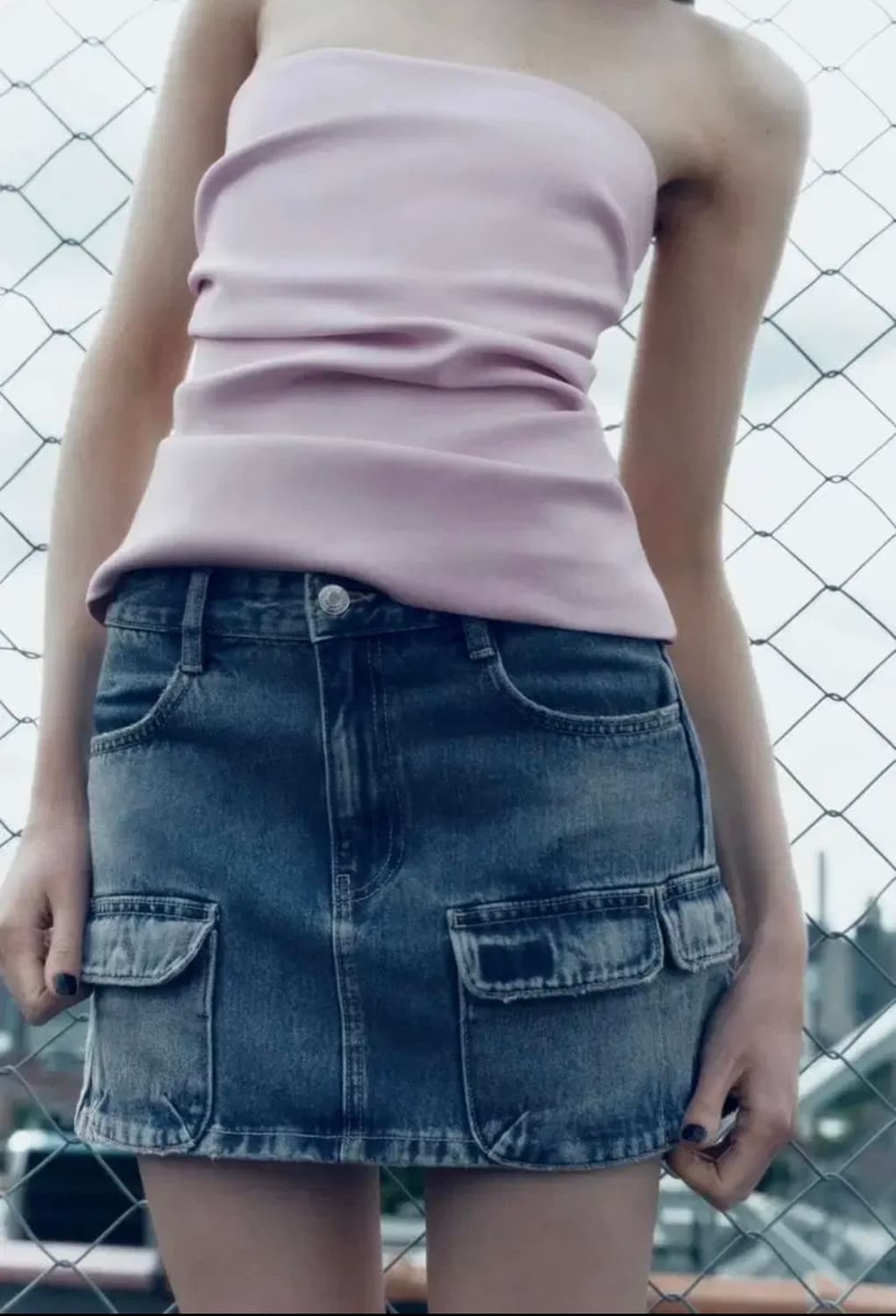 자라 TRF 카고 미니 스커트 (사이즈 XS) 상품이미지2