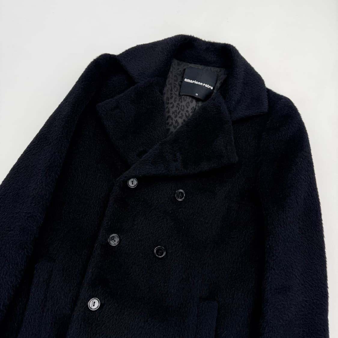 아메리칸레트로 알파카&울 퍼코트 상품이미지2