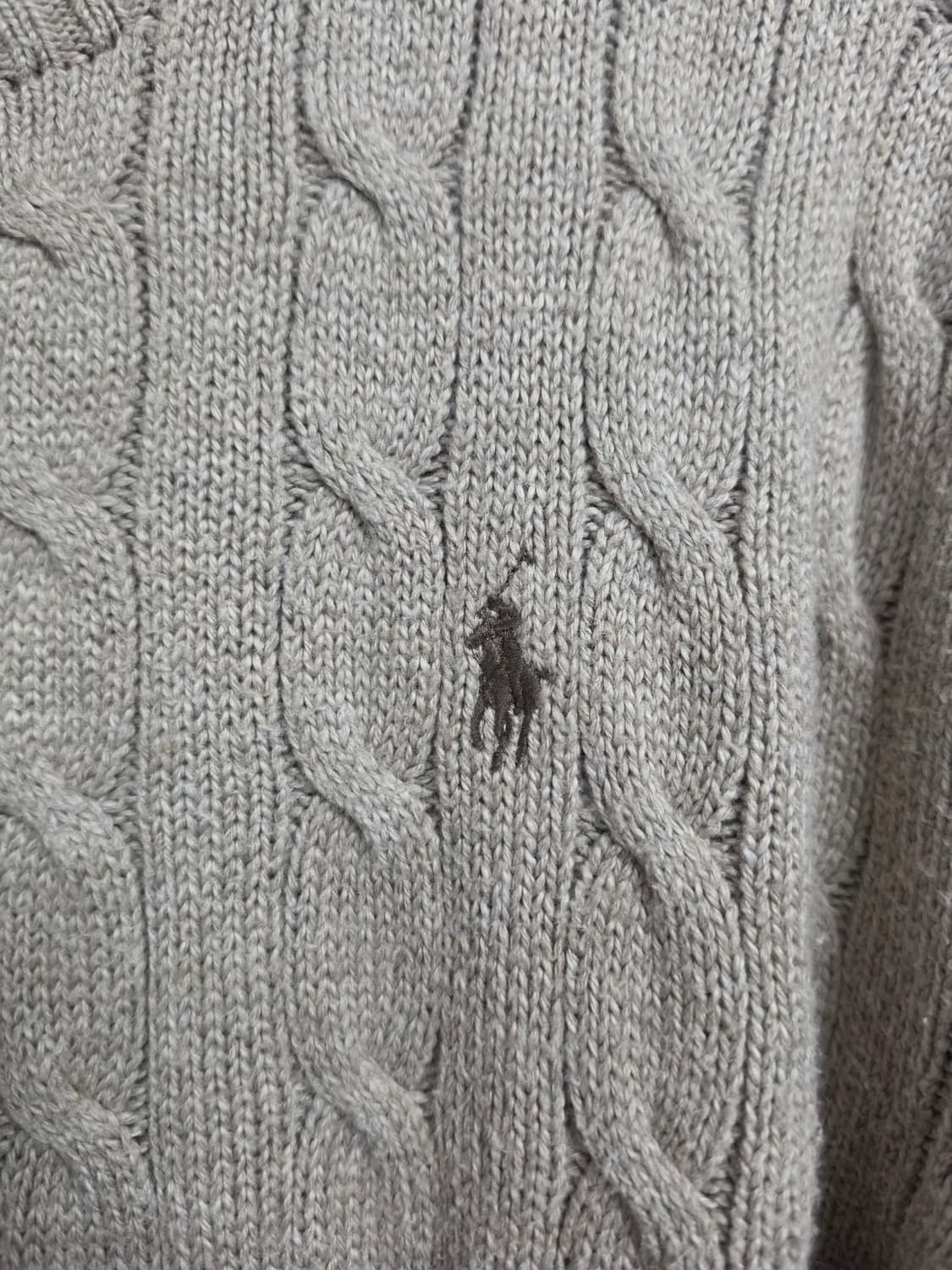 폴로 랄프로렌 코튼 케이블 니트 L 상품이미지3