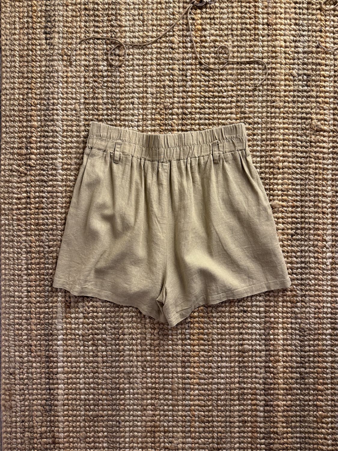 Linen Wood Button Short Pants 0126 상품이미지6