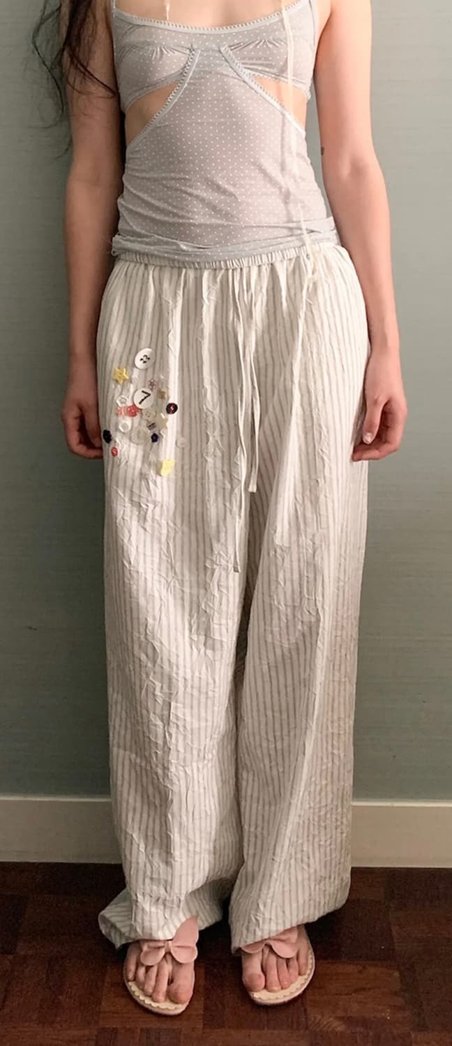 샵페어리 라운지 팬츠 button pop lounge pants 상품이미지1