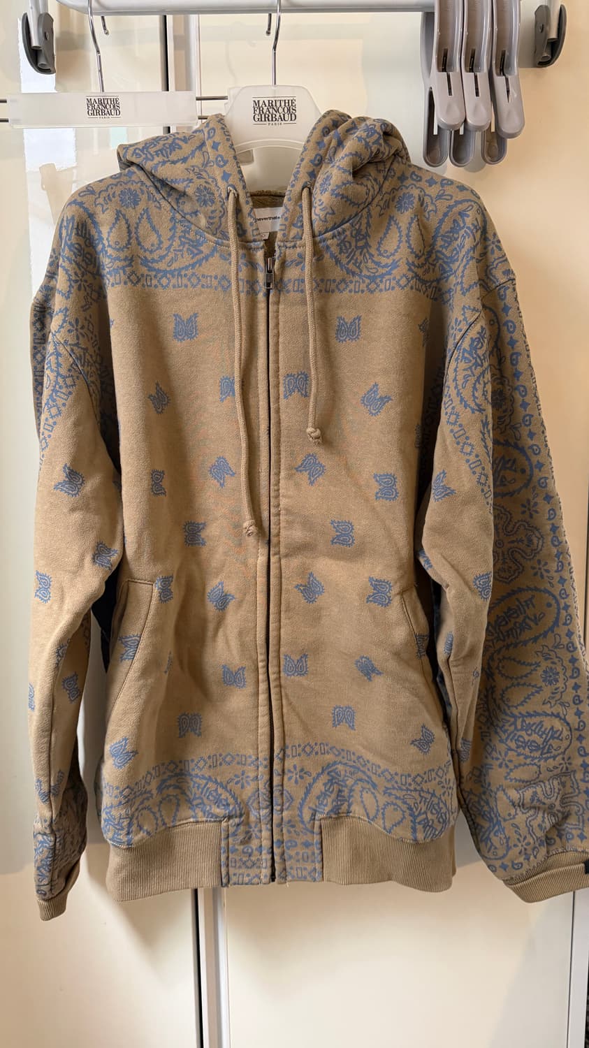 디스이즈네버뎃 페이즐리 후드 베이지 상품이미지1