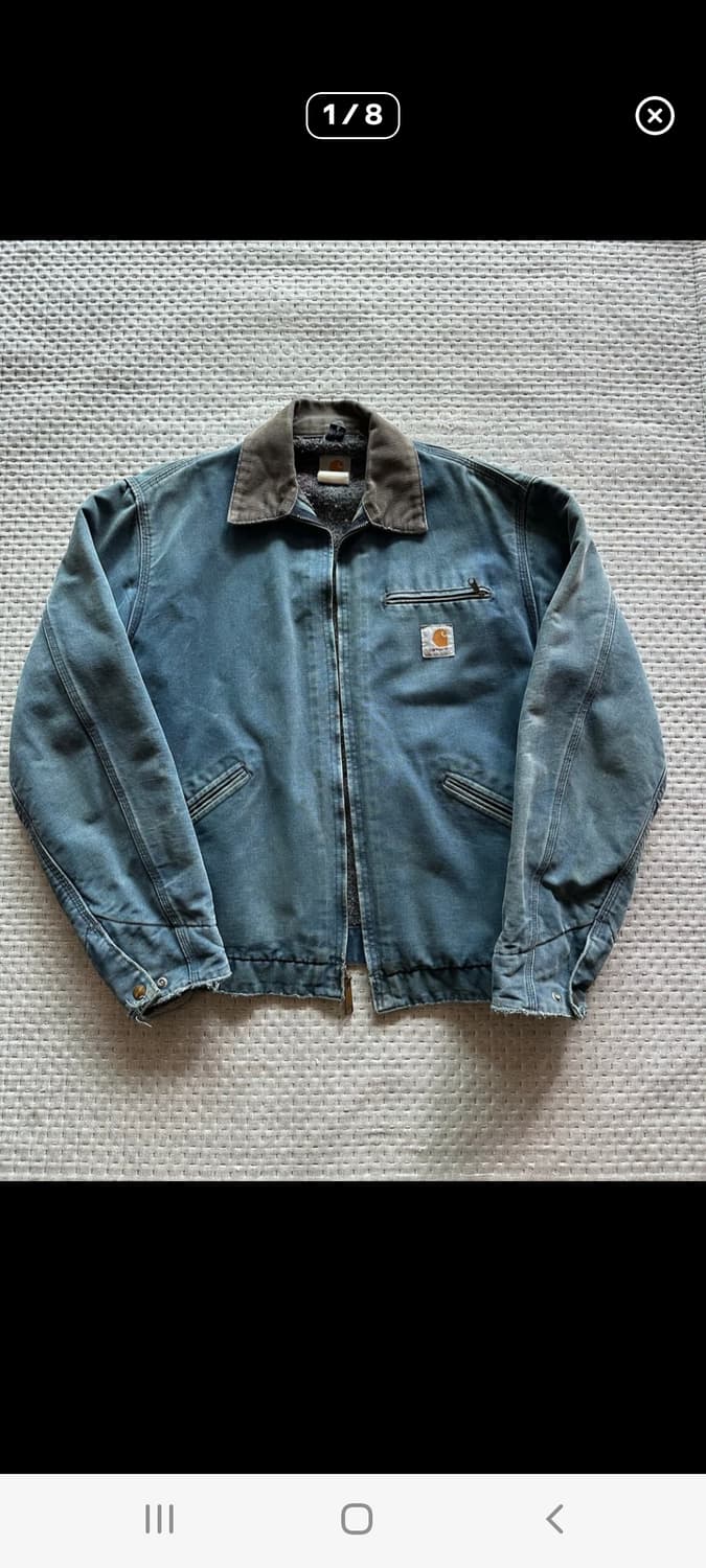 칼하트 디트로이트 자켓 j01 네이비 상품이미지1