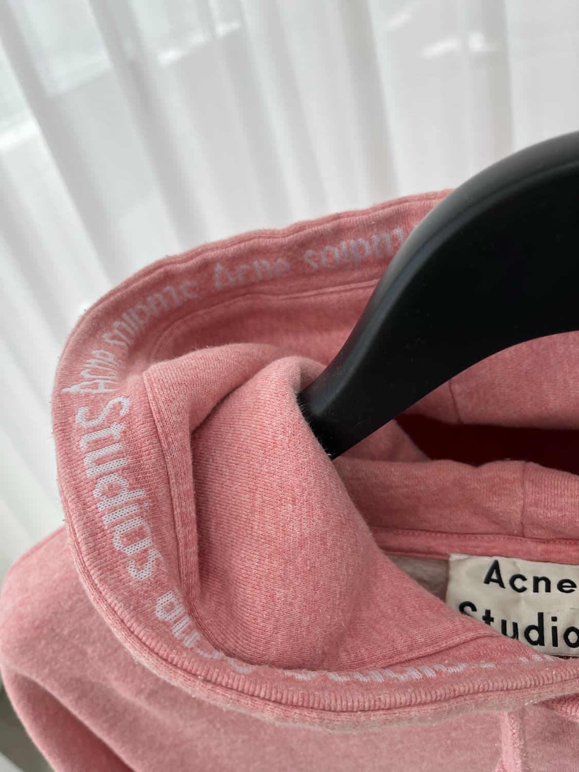 아크네 스튜디오 핑크 후드티 S 상품이미지3