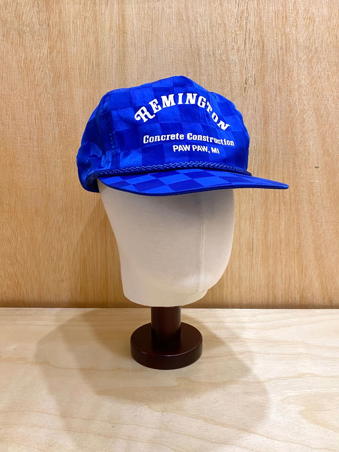 80's VTG checker board cap 80년대 빈티지 체커보드 상품이미지1