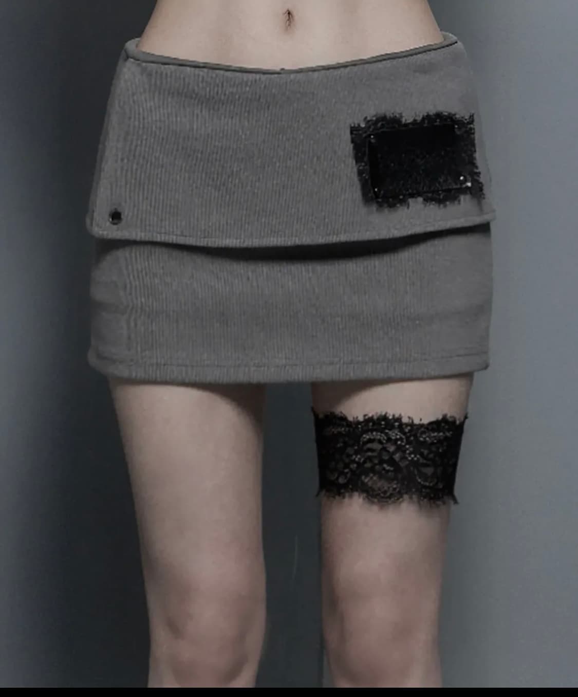 에트오소메 롱슬리브 집업& 스커트 셋업판매 상품이미지4