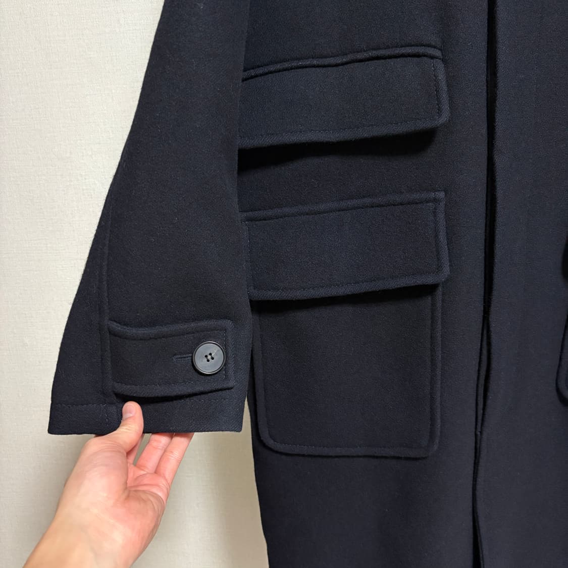 애프터프레이 투어리스트 발마칸 코트 / 네이비, M 상품이미지4