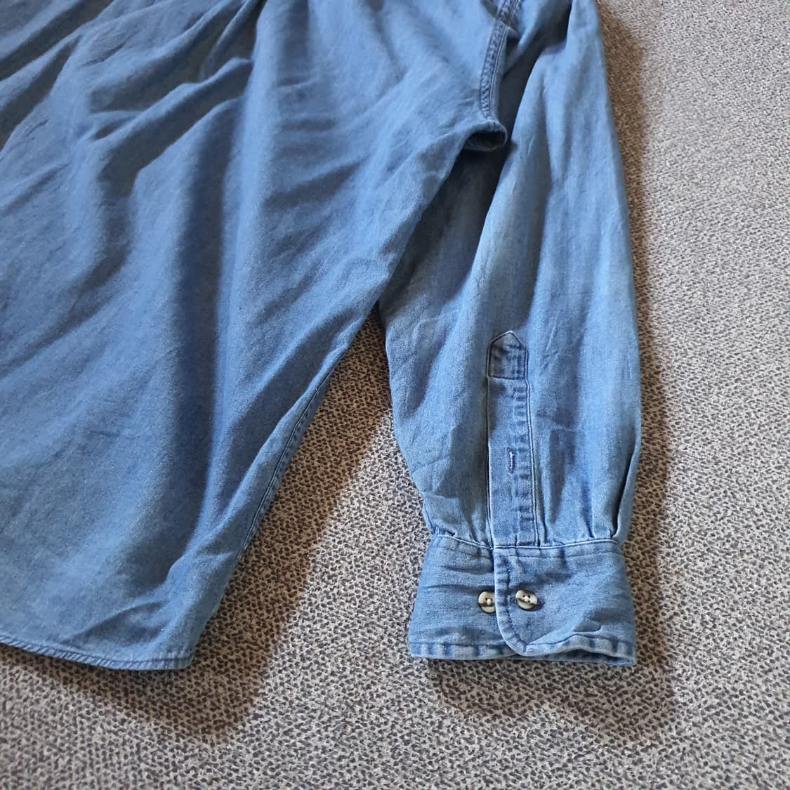 80s 이글 셔츠메이커스 샴브레이 셔츠 no.48 상품이미지8