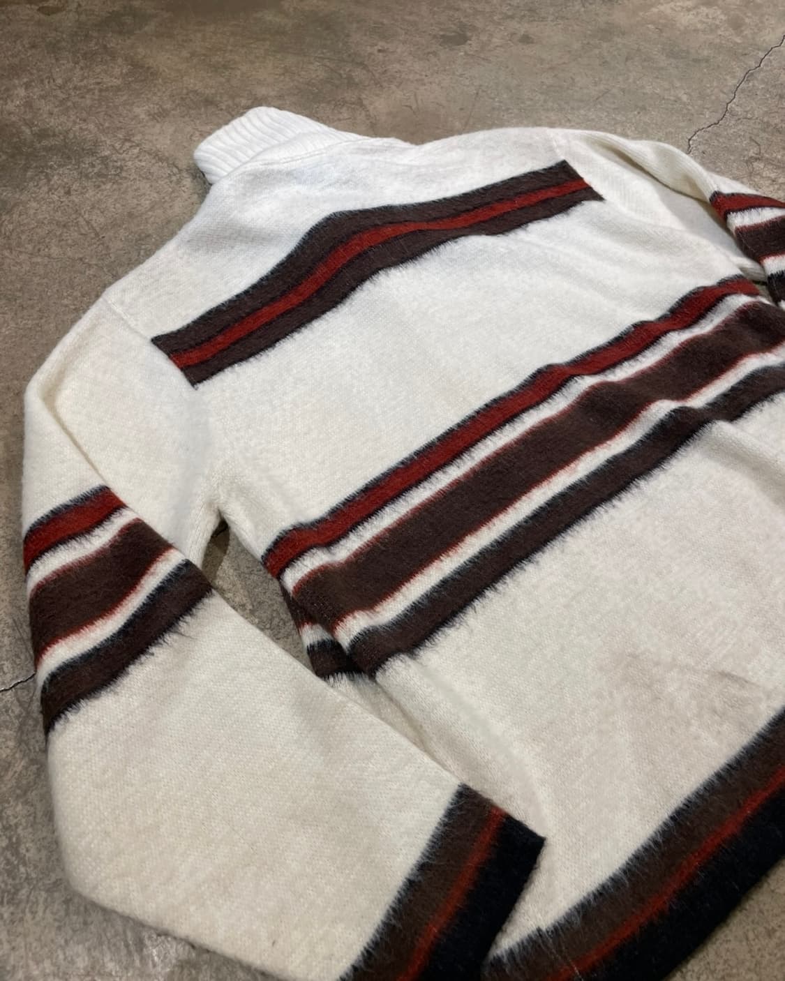 60‘s Dimension 스트라이프 니트 집업 (B5177) 상품이미지5