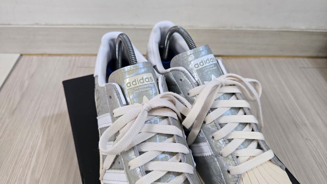 255 아디다스 슈퍼스타 80s 실버 상품이미지6