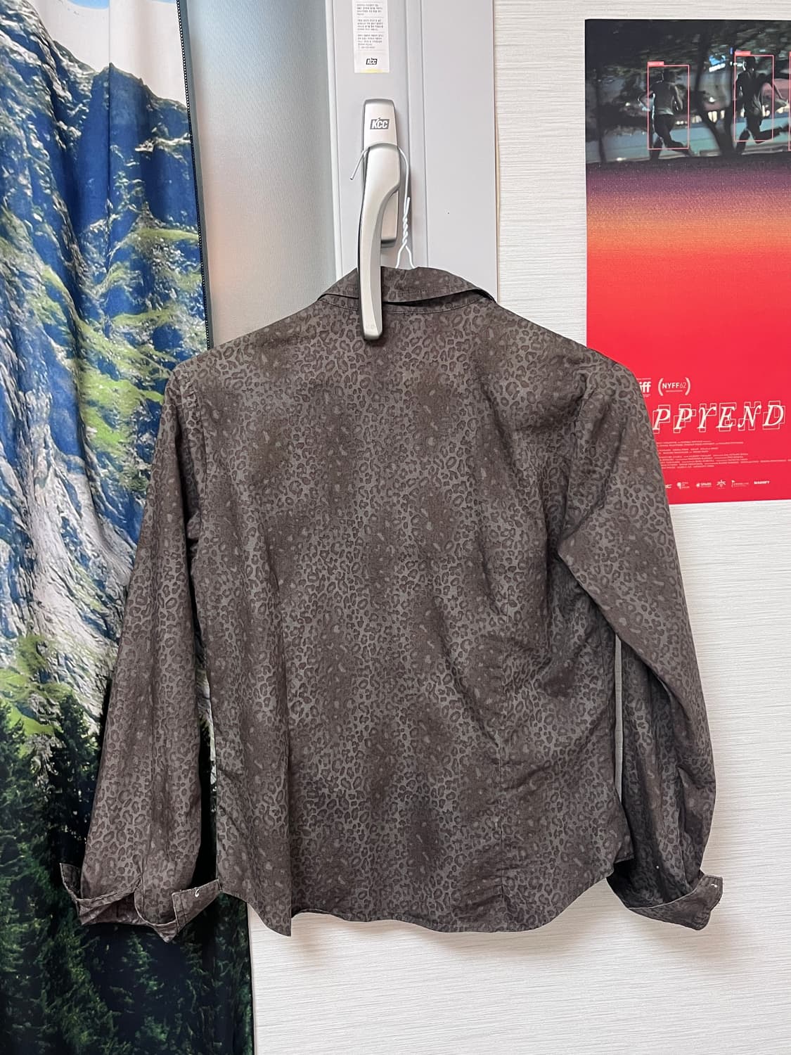 [vintage] 호피 레이스 셔츠 상품이미지2