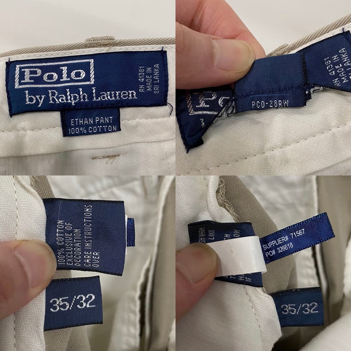 폴로 랄프로렌 포니 자수 투턱 치노 팬츠 상품이미지7