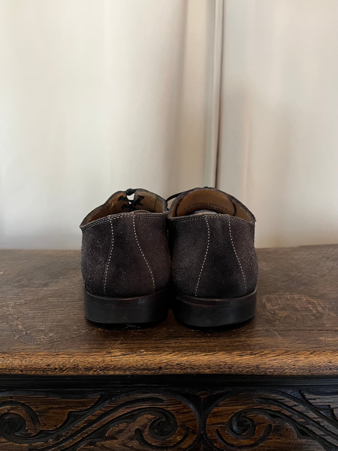 와코마리아 스웨이드 더비슈즈 상품이미지4