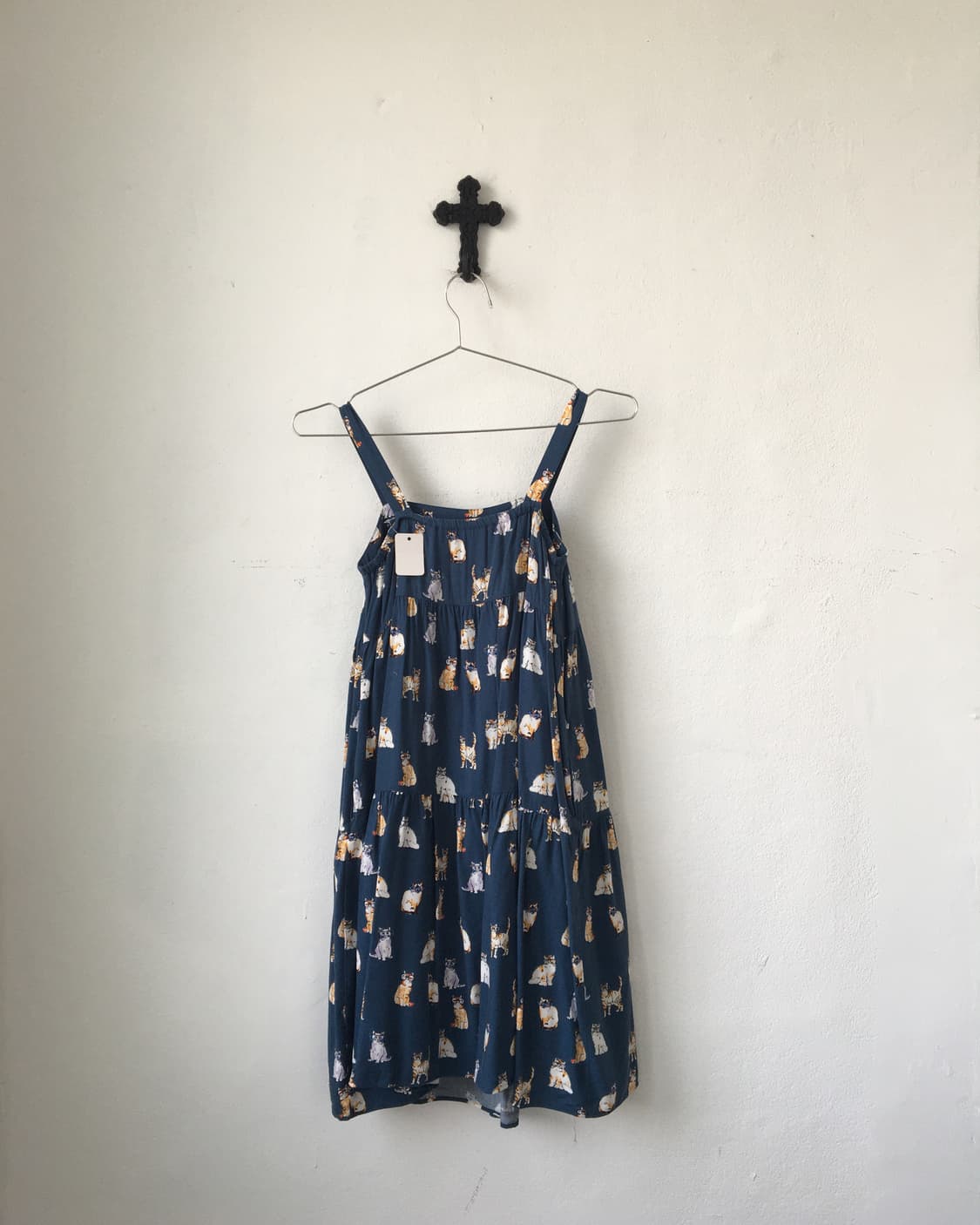 Cat pattern sleeveless one piece 상품이미지3