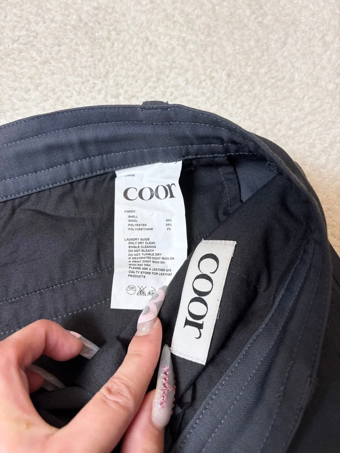 쿠어 23ss 드로우스트링 패러 슈트 팬츠 PN6611 상품이미지6