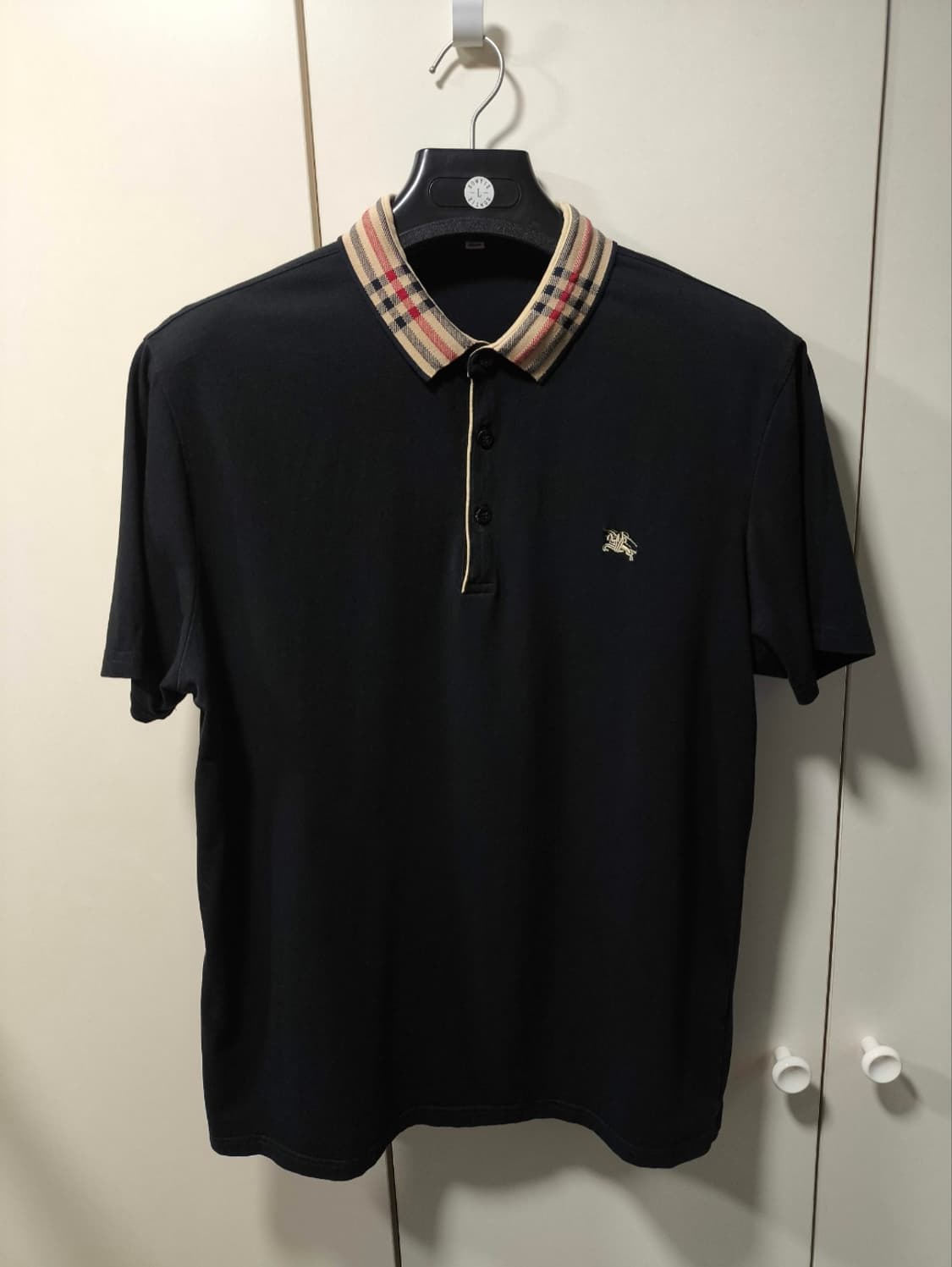 XL 버버리 레트로 카라넥 티셔츠 상품이미지1