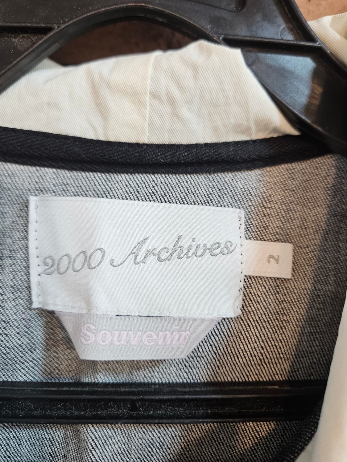 2000 Archives 데님 후드 집업 자켓 (2) 상품이미지4