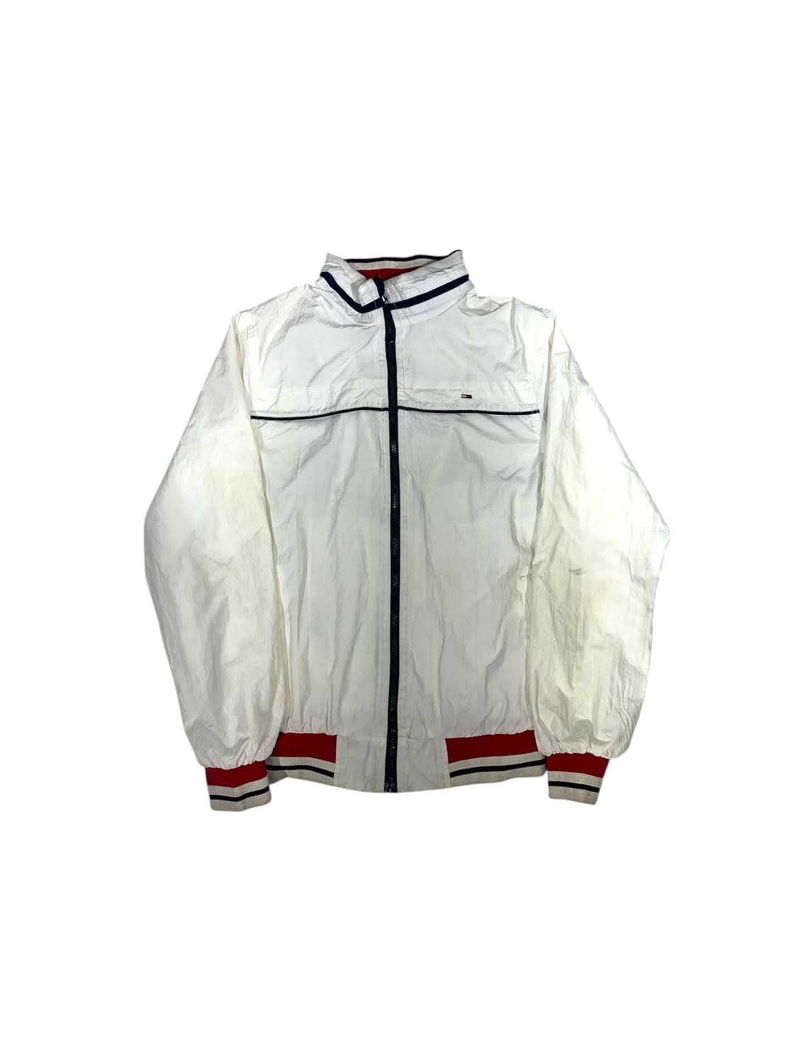 타미 힐피거 화이트 바람막이 자켓 S 상품이미지5