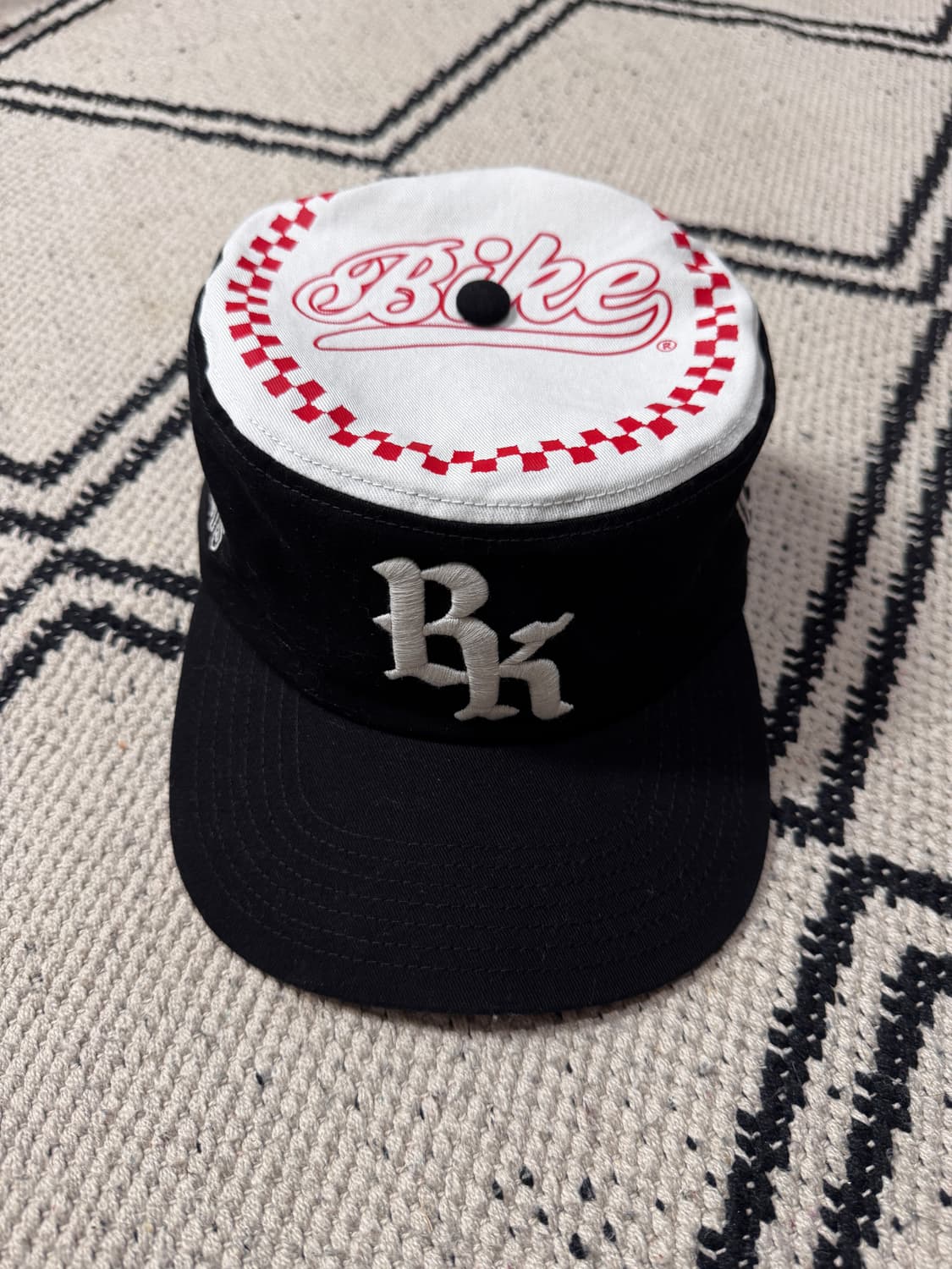 [새제품] BIKE BK로고 필박스 햇 - 블랙 상품이미지7