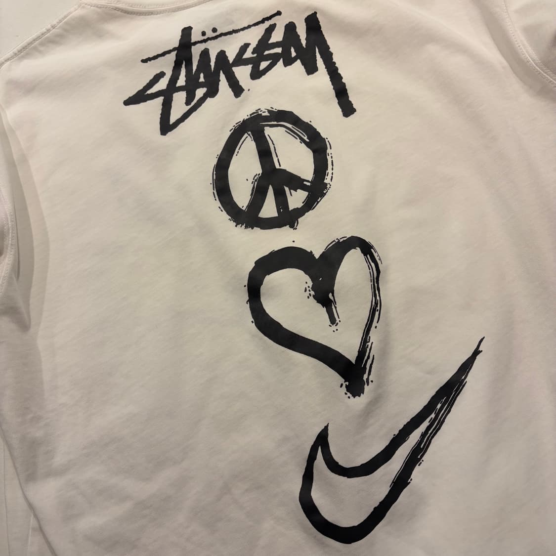 [XL] 스투시 X 나이키 콜라보 반팔 티셔츠 D832 상품이미지9