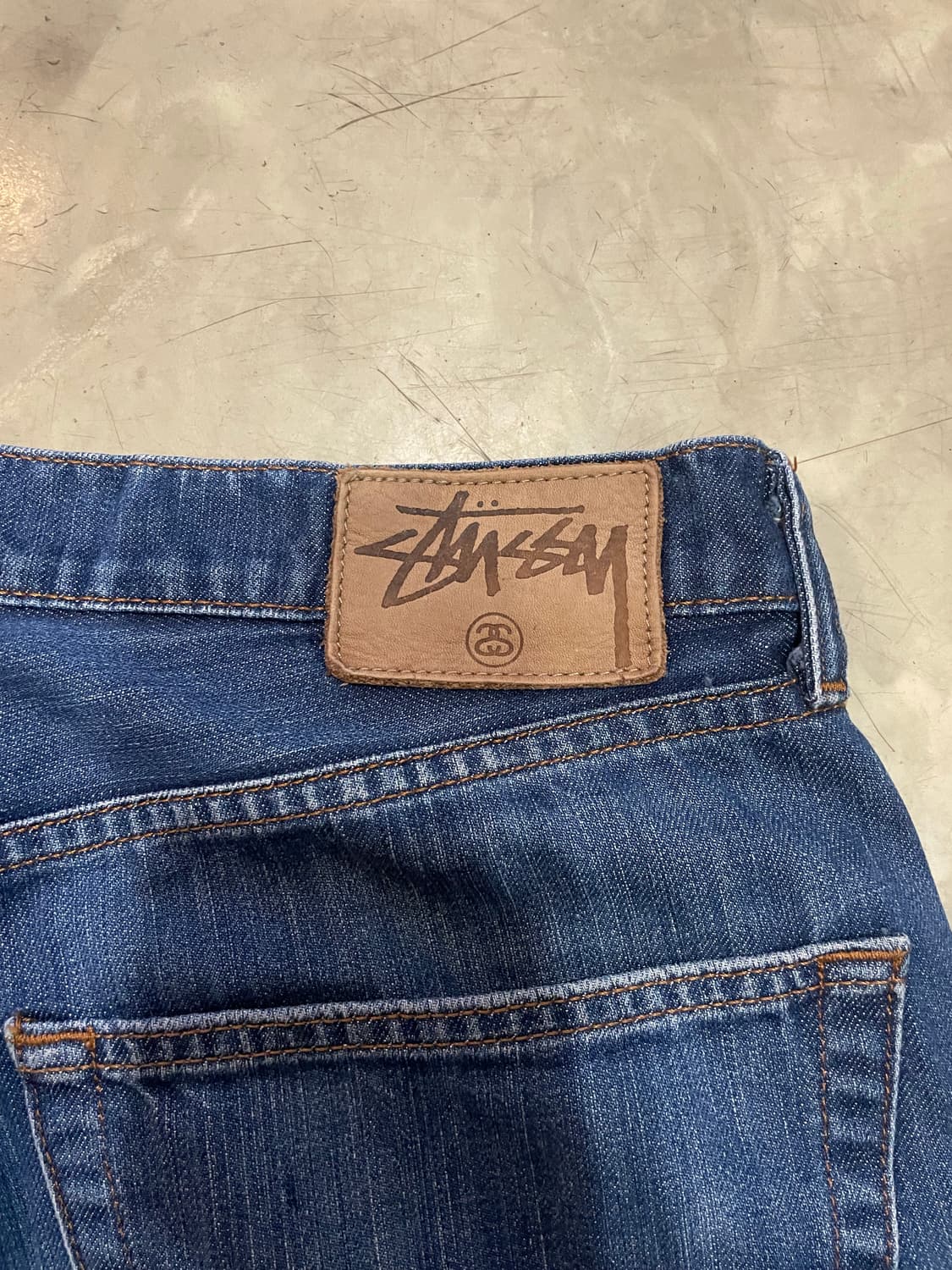 90‘s Old Stussy Denim Pants MADE IN USA 상품이미지8