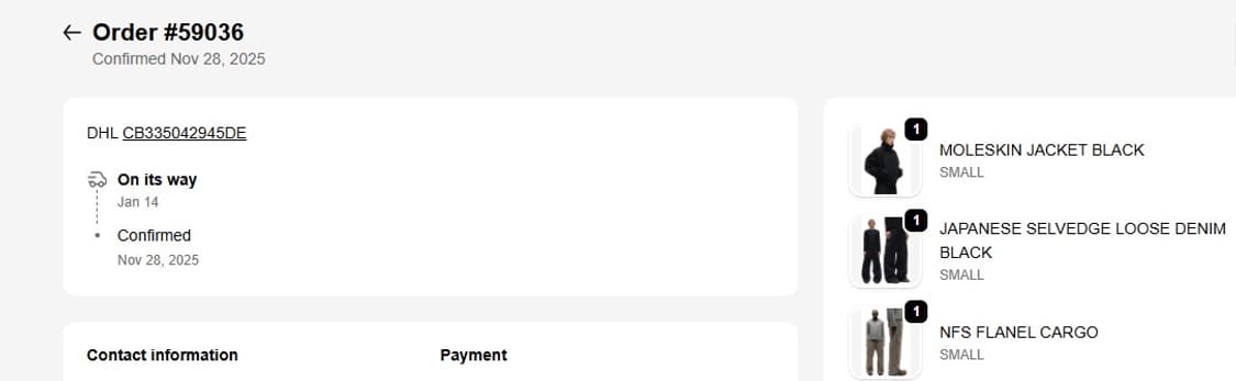 NO/FAITH STUDIOS MOLESKIN JACKET BLACK 상품이미지10