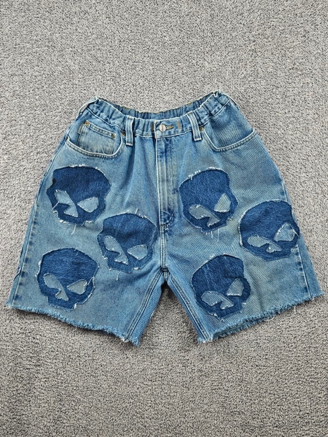 칼하트X할리데이비슨 커스텀 데님 쇼츠 반바지 ( 42" ) / 11645 상품이미지3