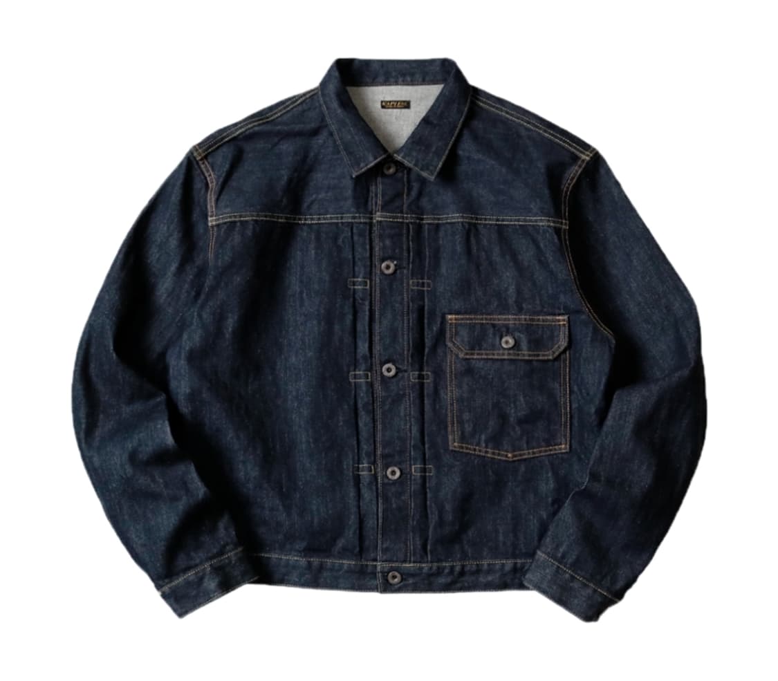 캐피탈 14온즈 데님 1ST 원 워시 자켓 인디고 상품이미지1