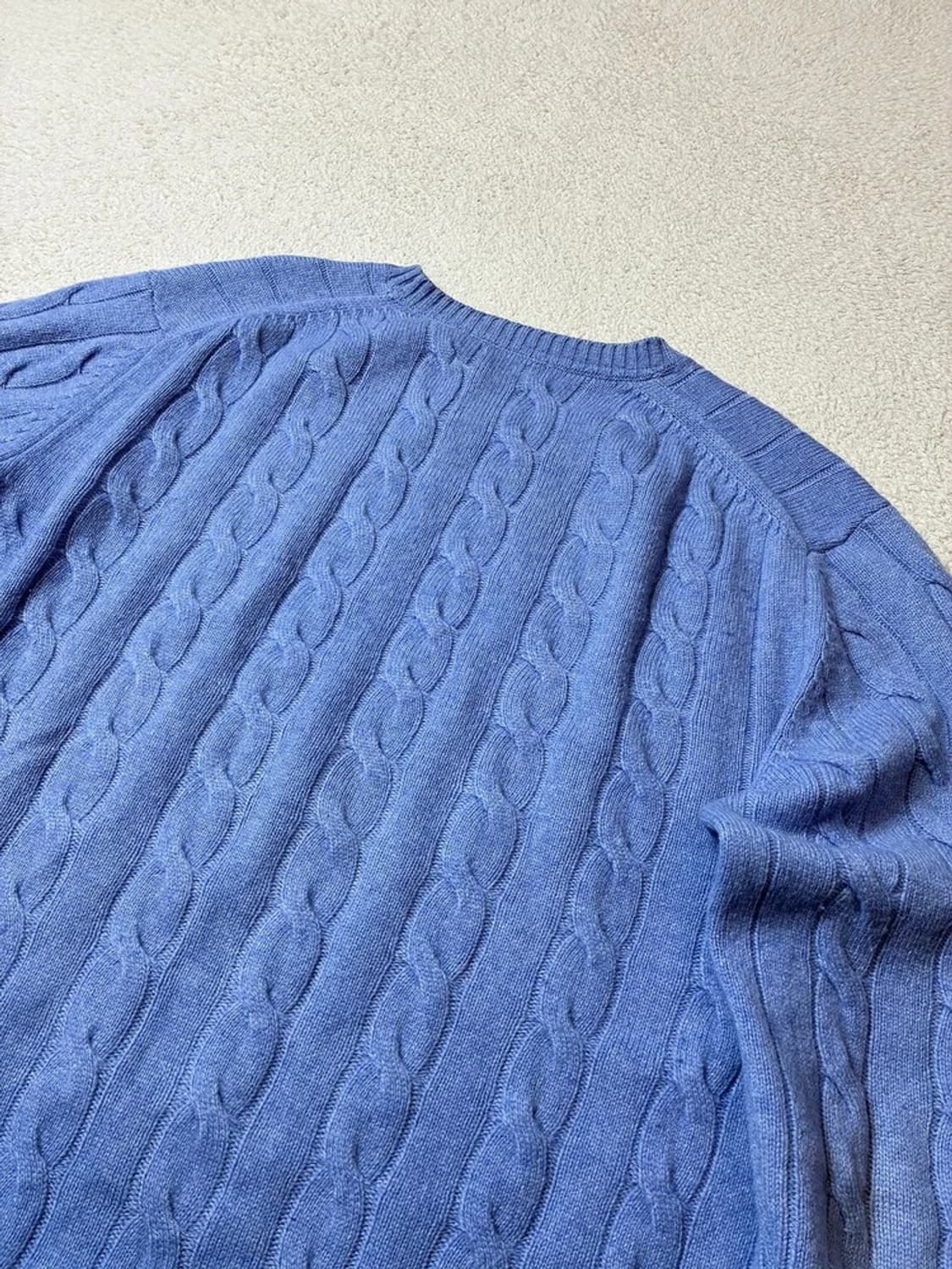 빈폴 23FW 캐시미어 블렌드 꽈배기 니트 PN7874 상품이미지6