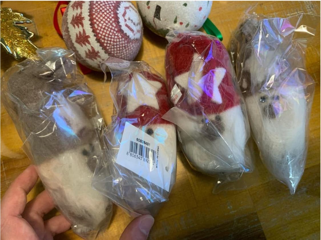 미사용 크리스마스 오너먼트 크리스마스 장식 일괄 상품이미지7