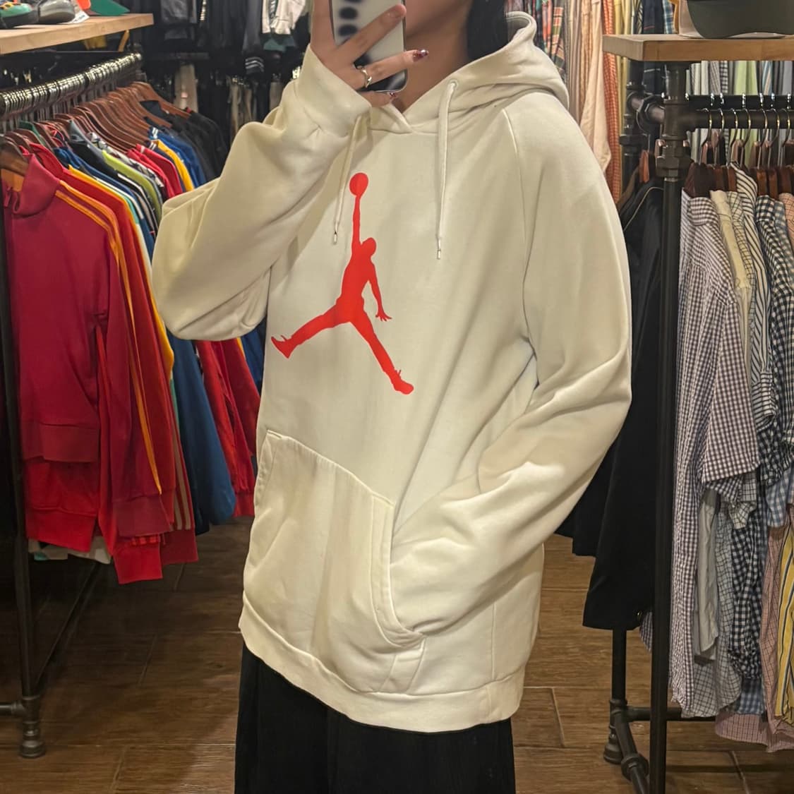 [HI] 조던 후드티 화이트 상품이미지3