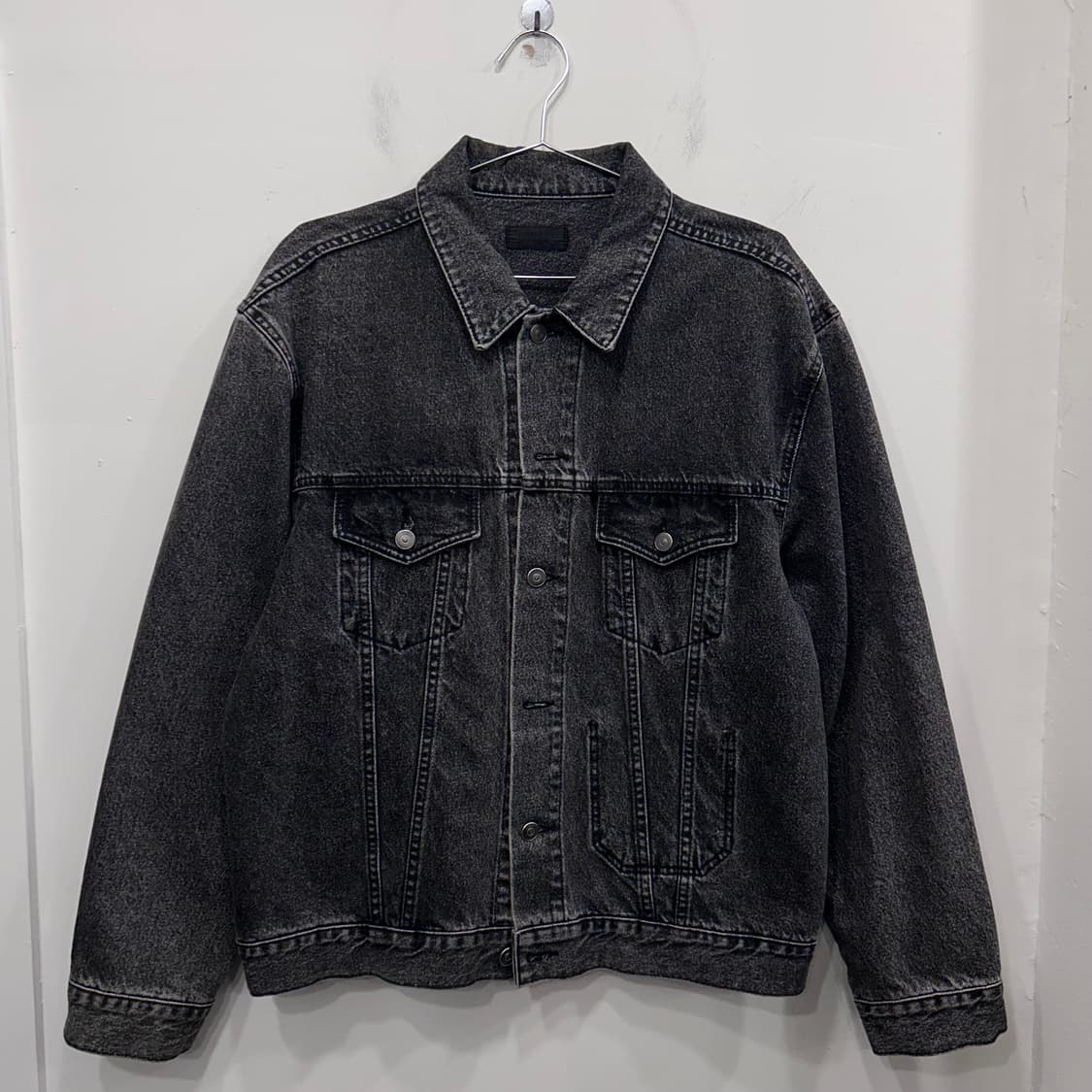 2001 브랜디드 슬로우워커 흑청 데님자켓 상품이미지2